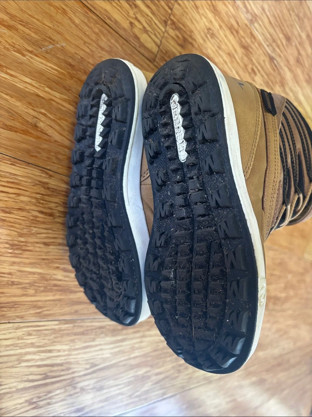 Merrell Kids Tan and Black Insulated Snow Boots
